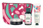 The Body Shop G2 Beauty Bag British Rose 140 ml Shower Gel 60ml/Body Butter 50ml/Hand Cream 30ml