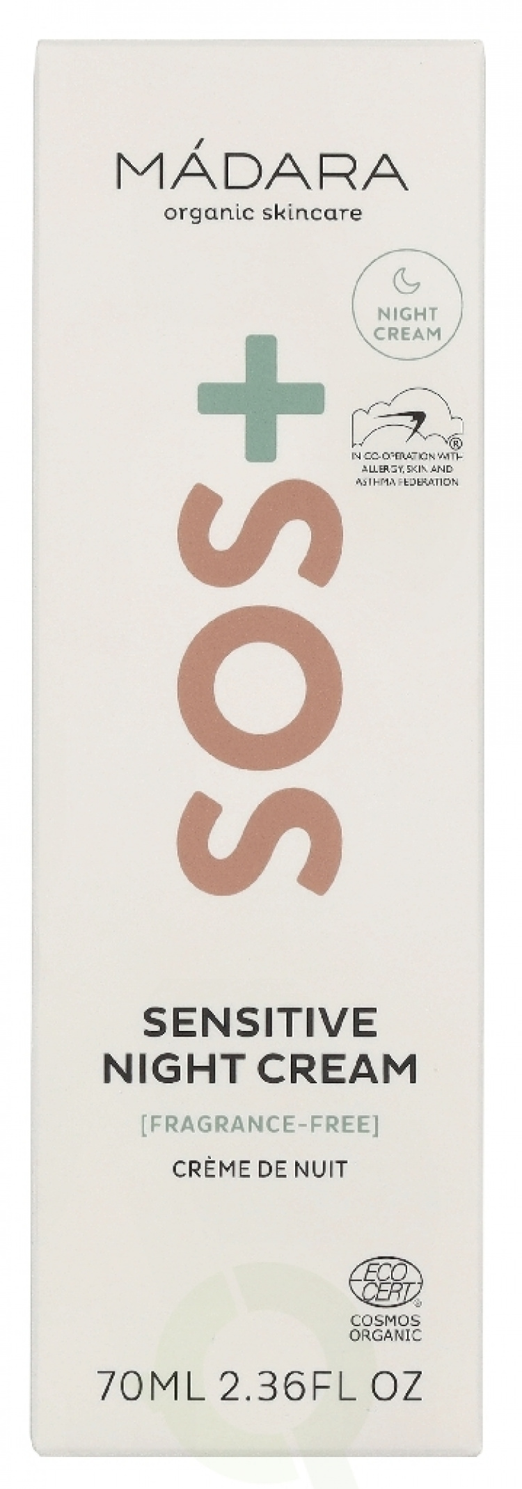 Madara Sos+ Sensitive Night Cream 70 ml