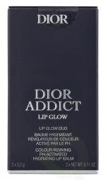 Christian Dior Dior Addict Lip Glow Duo Set 6.4 g #001 Pink 3,2g/#012 Rosewood 3,2g