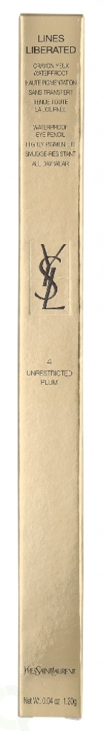 Yves Saint Laurent YSL Lines Liberated Eye Liner Waterproof 1.2 g #04 Unrestricted Plum