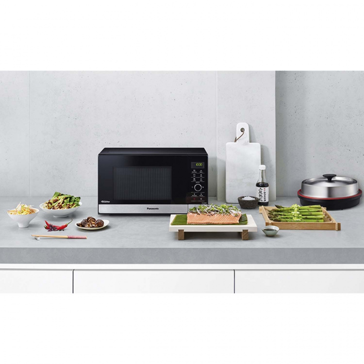 Panasonic Mikrovågsugn 29L 1000W Rostfri NN-GD38QSEPG