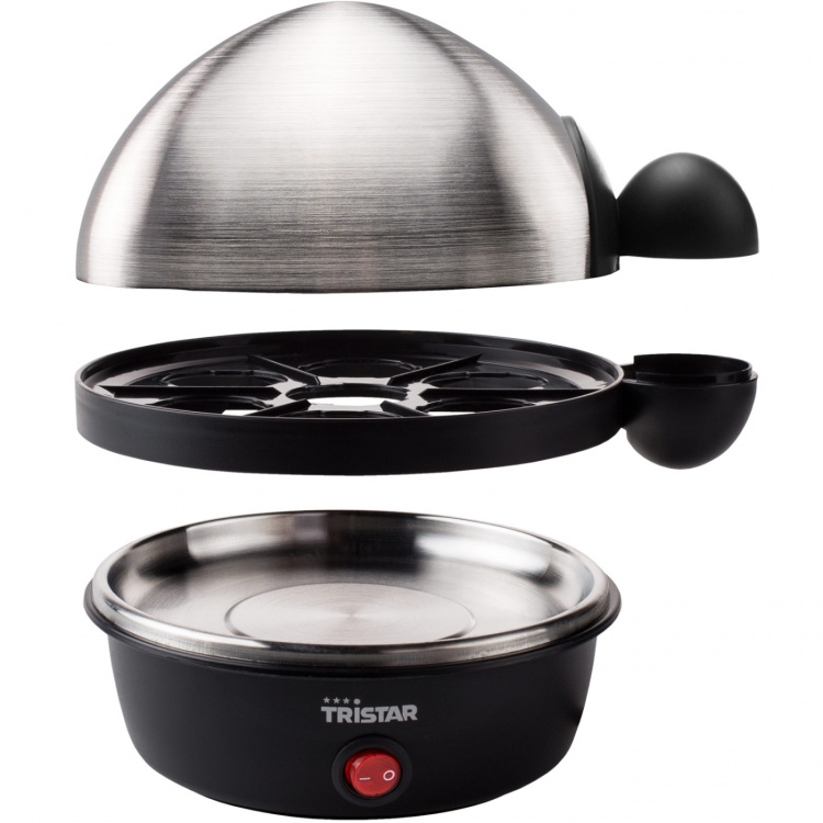 Tristar Äggkokare upp till 7ägg Rostfritt lock 350W