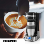 Butler Single-Serve Coffee Maker | 0.4 l | 750 W | Timer function | Insulated travel mug | Auto shut-off | LCD display | Black