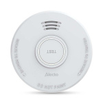 Alecto Stand alone smoke alarm with 1 year battery White 2 pcs