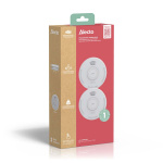 Alecto Stand alone smoke alarm with 1 year battery White 2 pcs