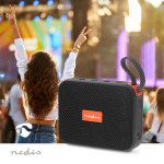 Nedis Bluetooth® Speaker | 360 min | Handheld Design | 10 W | Mono | Home / Outdoor / Portable | Black / Orange
