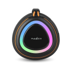 Nedis Bluetooth® Speaker | 360 min | Handheld Design | 60 W | Stereo | Home / Outdoor / Portable | Linkable | Black / Orange