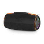 Nedis Bluetooth® Speaker | 360 min | Handheld Design | 60 W | Stereo | Home / Outdoor / Portable | Linkable | Black / Orange