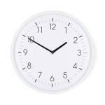 Nedis Wall Clock | Diameter: 360 mm | ABS | Silent movement | White