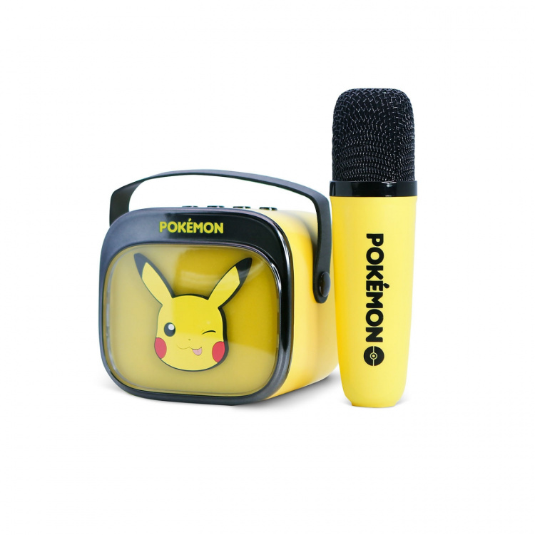 Pokémon Karaoke Speaker with Microphone Pikachu Popsing LED