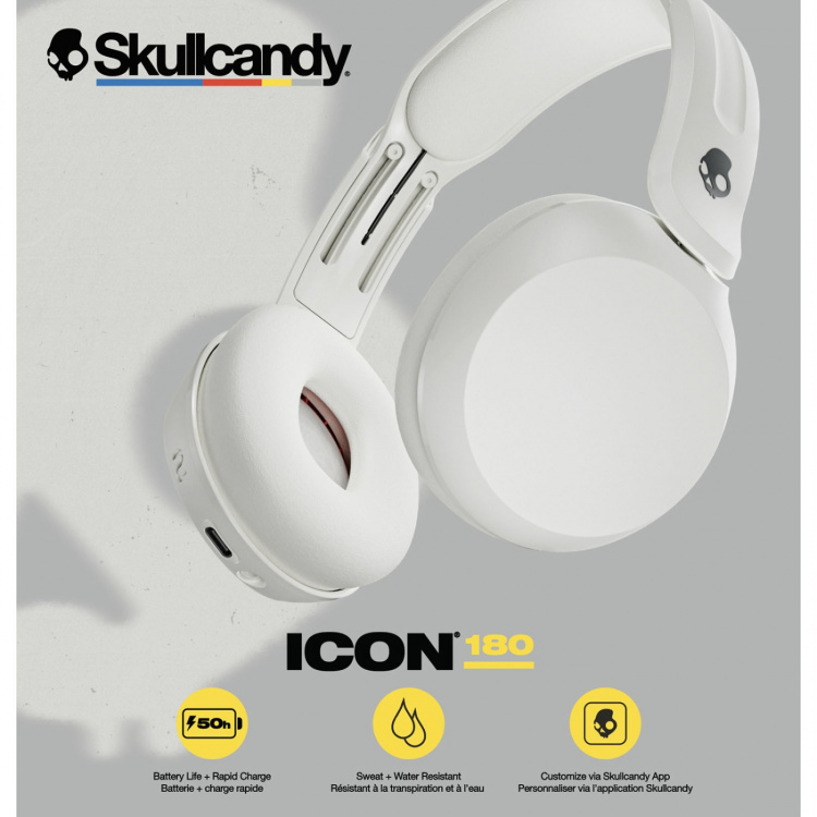 Skullcandy Headphone ICON 180 On-Ear Bone White