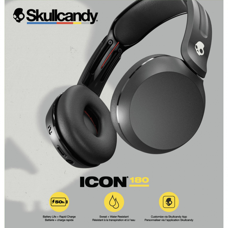 Skullcandy Headphone ICON 180 On-Ear True Black