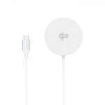 Gear Wireless Charger Qi2 Fast Charging 15W Silver/Aluminum