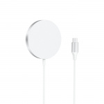 Gear Wireless Charger Qi2 Fast Charging 15W Silver/Aluminum