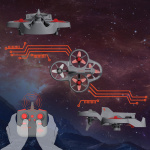 Sharper Image Drone Toy RC Xtreme Airwave