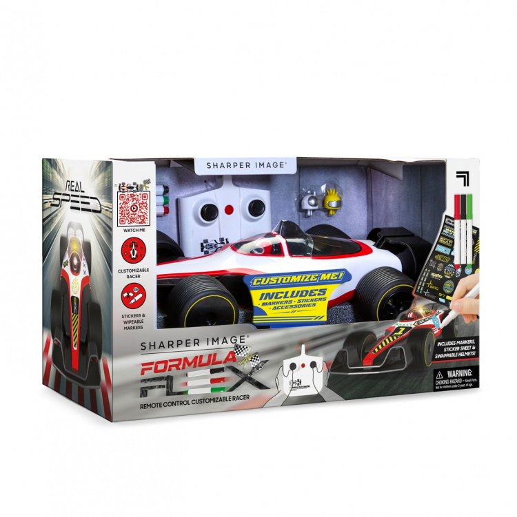 Sharper Image Toy RC Formula Flex Racer Doodle
