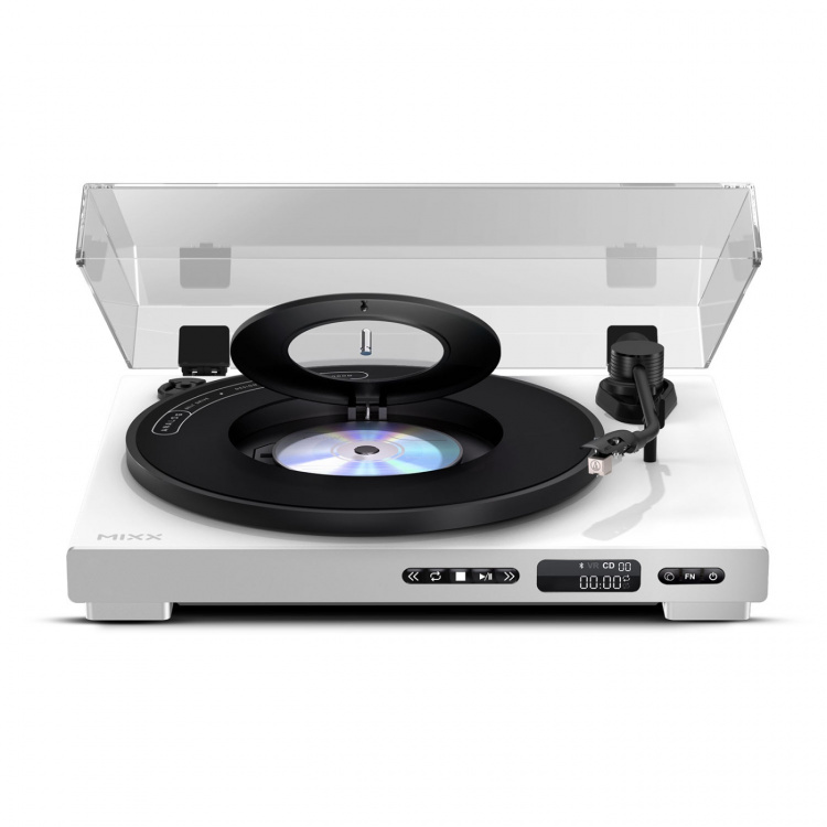 MIXX Vinyl and CD Player Analog Plus 2-in-1 White