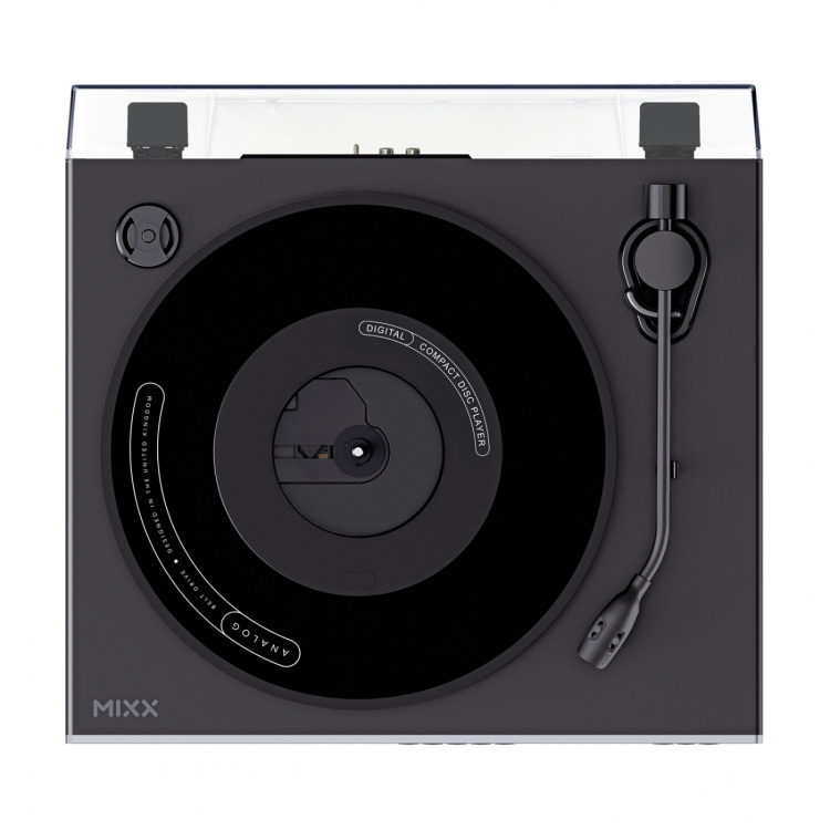 MIXX Vinyl and CD Player Analog Plus 2-in-1 Black