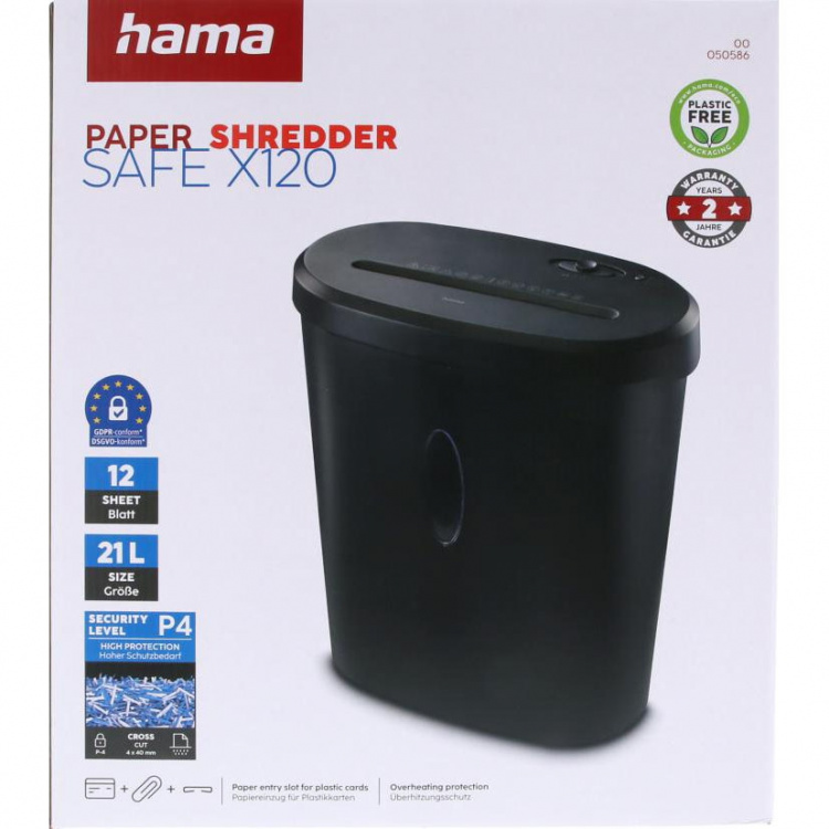 Hama Paper Shredder Safe X120
