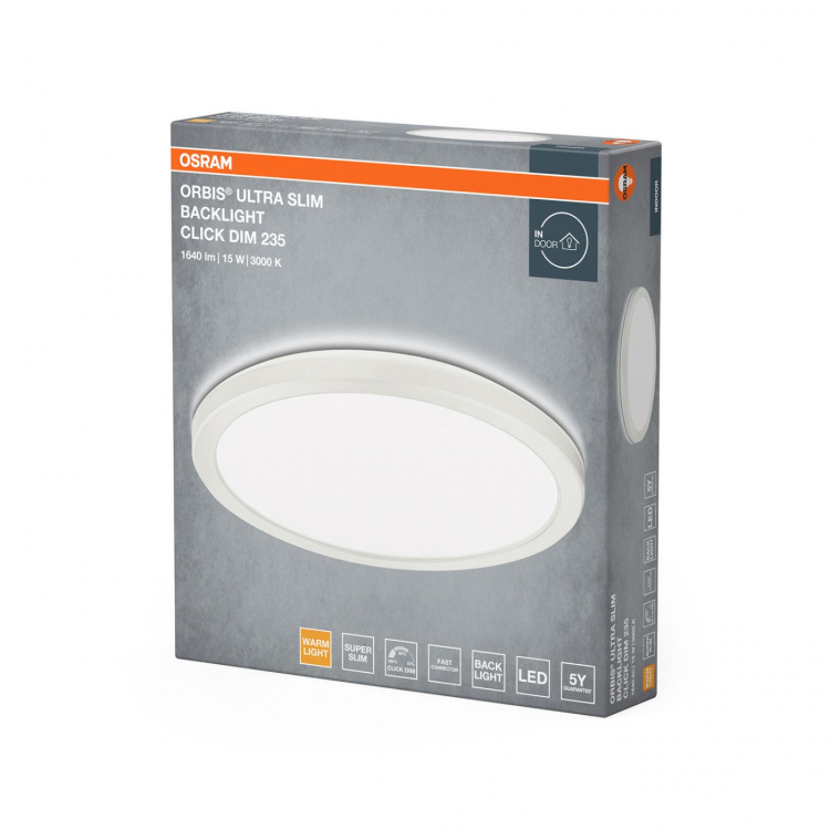 Osram Lamp Orbis Ultra Slim Click Dim 235mm 15W White