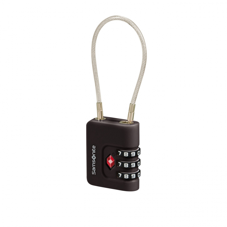 Samsonite Cablelock TA Revolution 3 Dial TSA Black