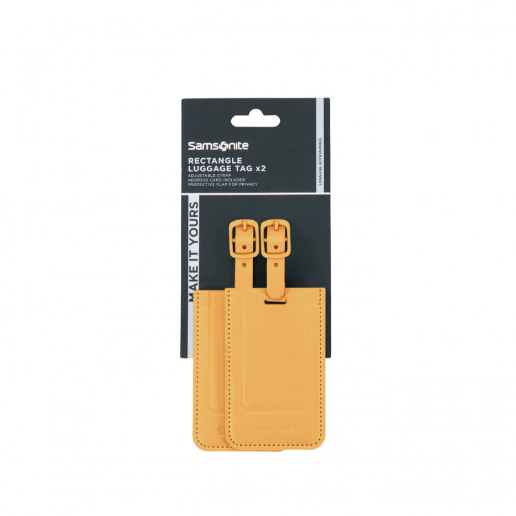 Samsonite Luggage Tag TA Revolution Yellow 2x