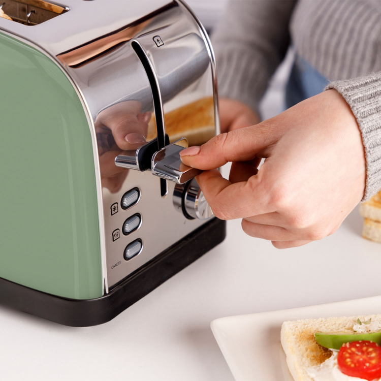 Taurus Toaster Vintage 2 Olive Two Slot