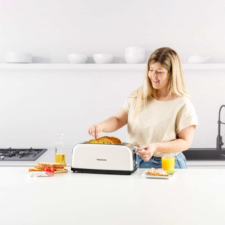 Taurus Toaster Vintage Cream Long Slot