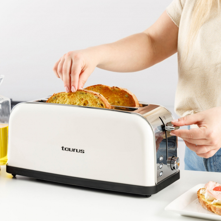 Taurus Toaster Vintage Cream Long Slot