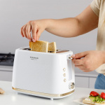 Taurus Toaster Fusion Crunch Long Slot White