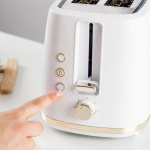 Taurus Toaster Fusion Crunch Long Slot White