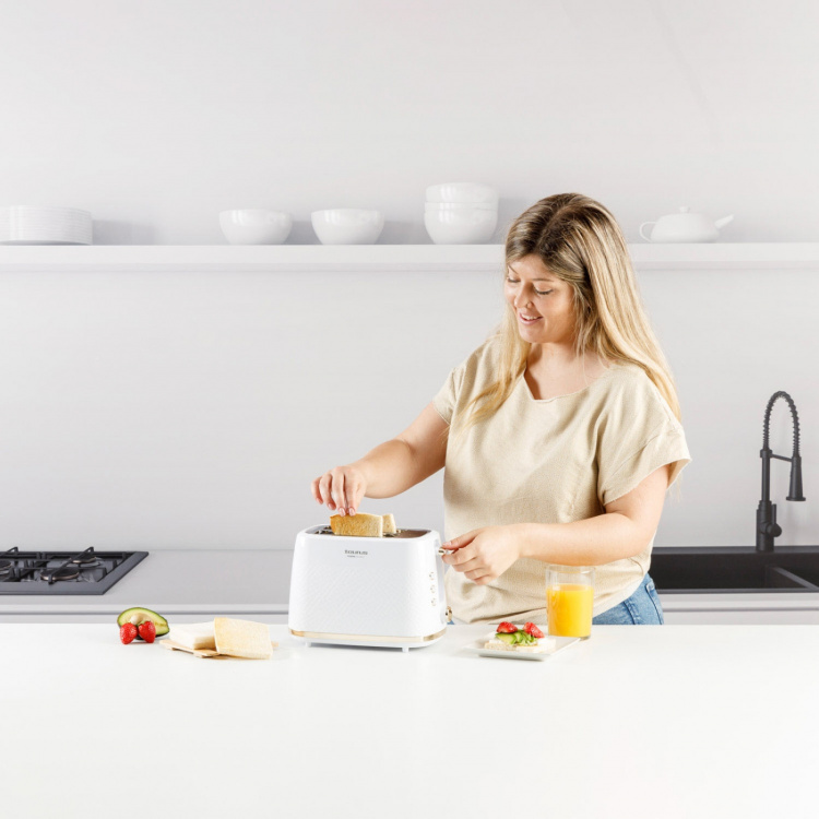 Taurus Toaster Fusion Crunch Long Slot White