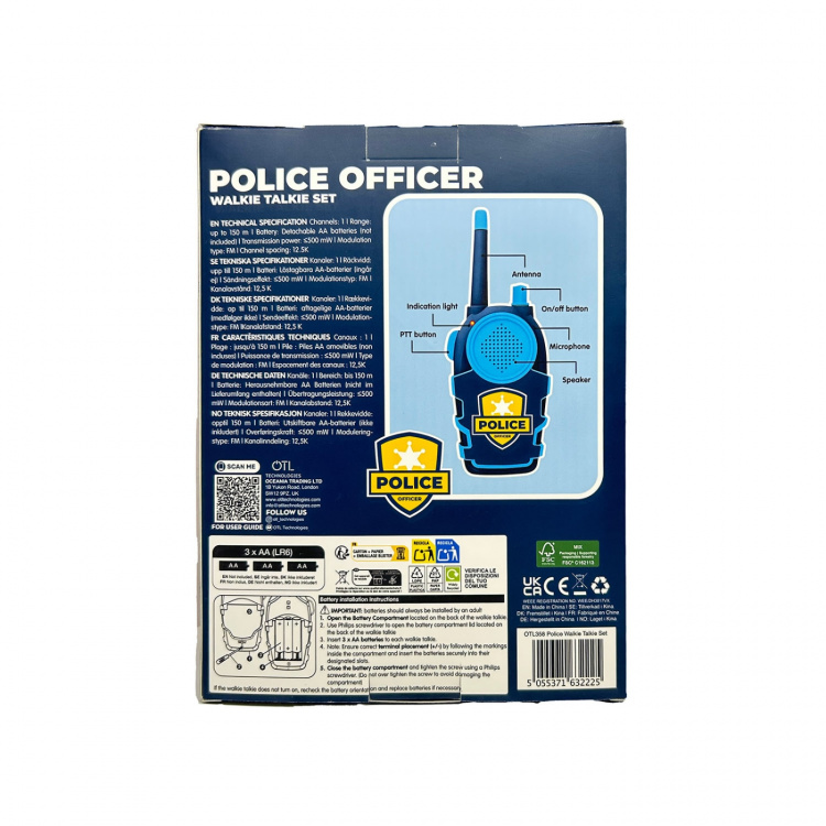 OTL Walkie Talkie Police Up To 150m Range