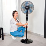 Taurus Fan Boreal 16cr Digital Pedistal Black 40cm