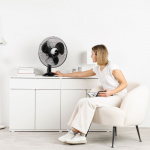 Taurus Desk Fan Greco 16 Black 40cm