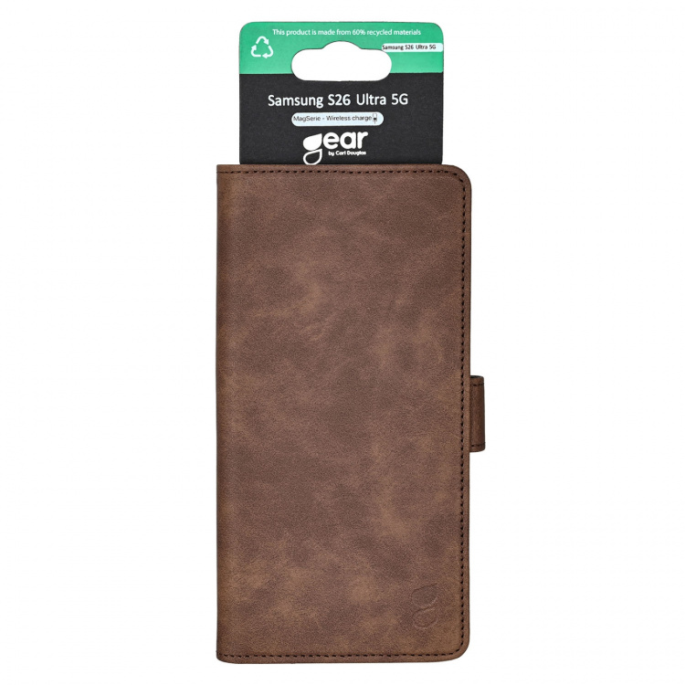 Gear Wallet Case 3 Card Brown - Samsung Galaxy S26 Ultra