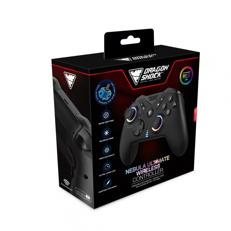 DragonShock Controller Nebula Ultimate NSW - PS3/PC/Android Black