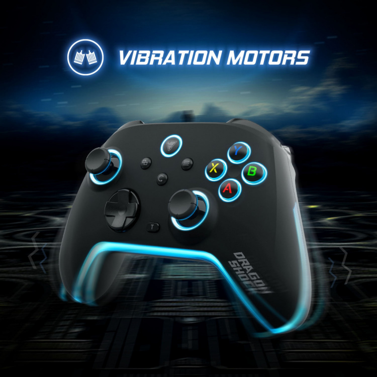 DragonShock Controller Aurora+ Holder - iOS/Android/PC/PS3 Black