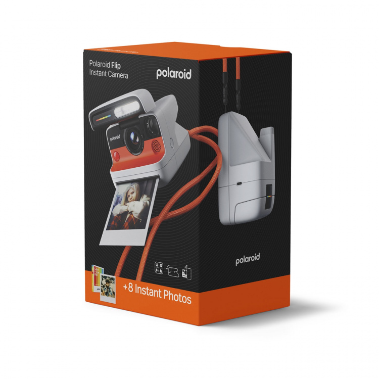 Polaroid Camera Flip Color Film Bundle White (8 Photos)