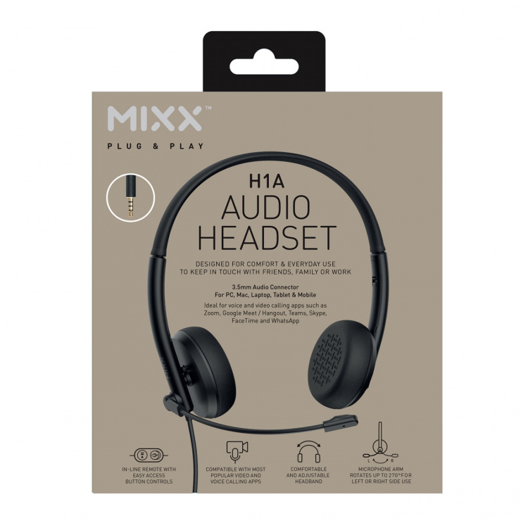 MIXX Stereo Headset H1a Wired 3.5mm