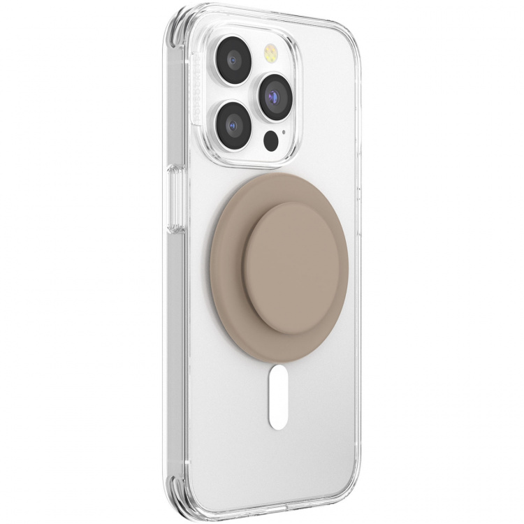 PopSockets PopGrip for MagSafe Soft Touch Latte