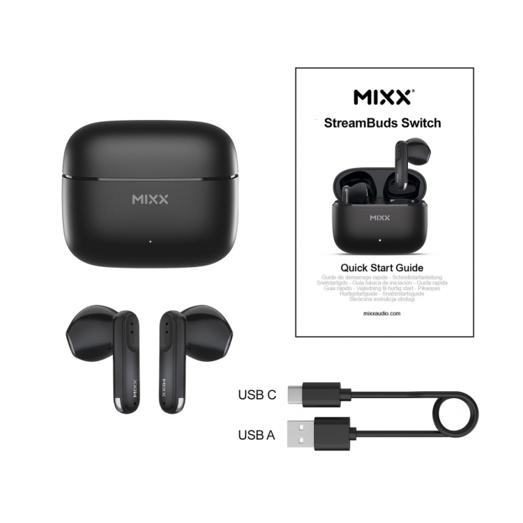 MIXX Headphone Switch A7 In-Ear Tws Black