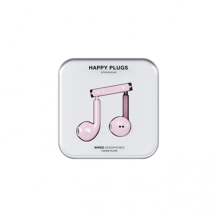 Happy Plugs Headphone In-Ear USB-C Wired Pink