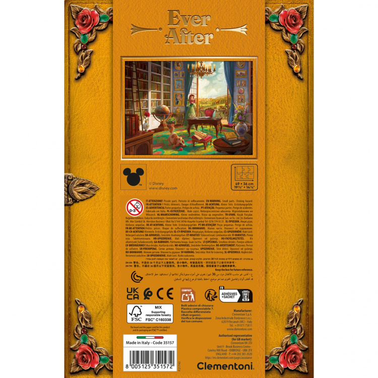 Clementoni Puzzle 500 Pcs Princess Belle Special Collection