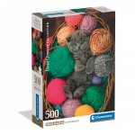 Clementoni Puzzle 500 Pcs CB High Quality Collection Fluffy Kitten