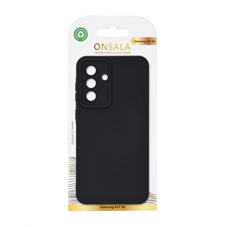 Onsala Phone Case with Silicone Feel Black - Samsung Galaxy A37 5G