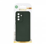 Onsala Phone Case with Silicone Feel Olive Green - Samsung Galaxy A57 5G