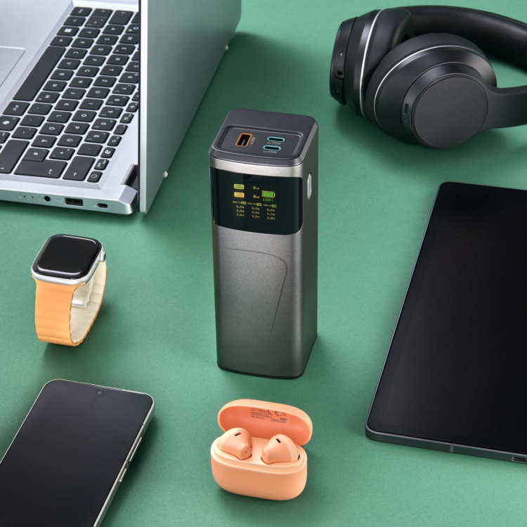 Hama Powerbank 20000mah 2xUSB-C 1xUSB-A 65W Fast Charge