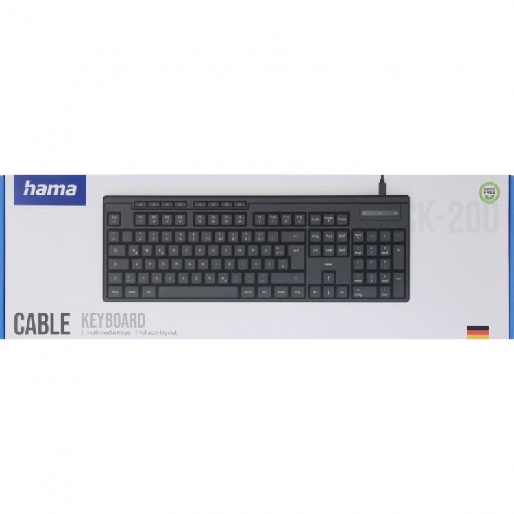 Hama Keyboard CK-200 Wired Black