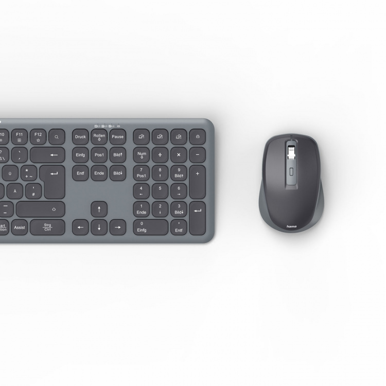 Hama Keyboard/Mouse Set WKM-550 Wireless Black